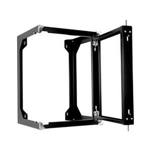 CHATSWORTH Standard Swing Gate Wall Rack 21.7inW x 29.1inH x 25.2inD, black