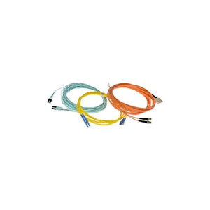 CABLES UNLIMITED 1 meter duplex multimode daisy chain patch cord with LC connectors.