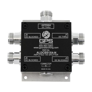 GPS NETWORKING amplified Splitter 4 Outputs T/5/110-Pass DC J1