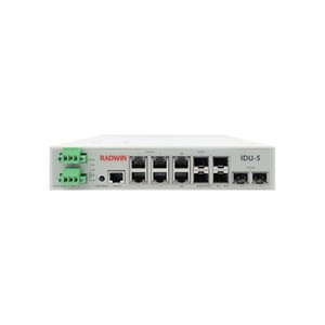 RADWIN IDU-S/HP Layer 2 Indoor Switch with 6x PoE / ODU, 4x 2.5GbE, 2x 1GbE Combo, 2x 1GbE SFP ports and 2x SFP+ Uplink ports up to 10GbE, 2x 48-57VDC