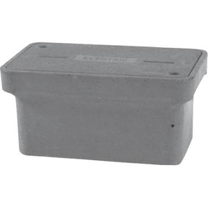 QUAZITE Stackable Concrete Box With Open Bottom; 36 Inch Width x 24 Inch Depth x 24 Inch Height