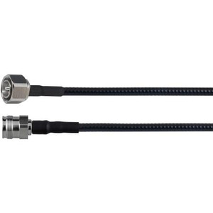 VENTEV BY RF INDUSTRIES 1 ft FSJ1-50A low-PIM coaxial cable assembly with 4.3-10 Male Straight to 4.3-10 Female Straight.