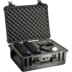 PELICAN protector equipment case-FOAM FILLED. Water tight and airtight to 30 feet w/neoprene o-ring seal. Inside Dims: 18-15/16"L x 14-7/16"W x7-3/4"D. B