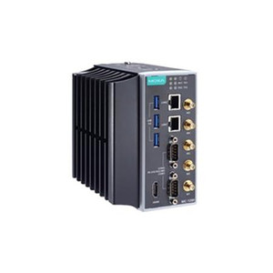 MOXA Intel Core i7-7600U, 2C/4T, 2.8 GHz CPU, with 1x HDMI, 2 Gigabit LAN ports, 2 RS/232/422/485 3-in-1 serial port, 3 x mini PCIe expansion slot