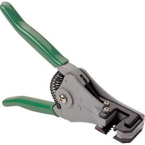 GREENLEE Automatic wire stripper for use with solid and stranded wires with PVC and THHN insulation. Strips up to 7/8" (22.2mm) length.