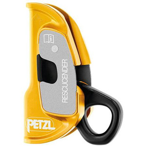 PETZL Rescucender, rope clamp/grab. Intended for moving on fixed ropes for hauling heavy loads and as a capture device in hauling systems.