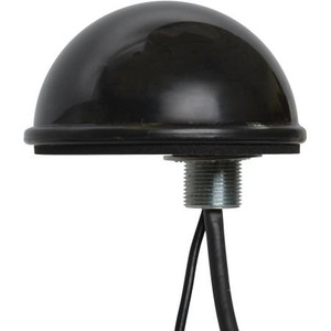 MOBILE MARK multi band 2.4/4.9-6 GHz and GPS dome surface mount antenna. Incl. 15' RF195 w/ SMA (cellular) & 15' RG-174 w SMA (GPS) connectors. Black.
