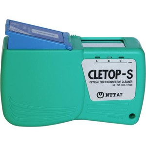 CLETOP Version S Ferrule connector cleaner wrks w/o alc or solvent wipes. Dry woven cloth effectively removes dirt,dust,oil,grease,debris from conn &