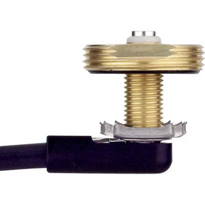 LAIRD 3/4" brass hole mount for surfaces up to 1/2" thick. Includes 17' ATX195 cable. Order connector separately.