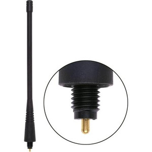 LAIRD 450-470 MHz 6" portable antenna. Injection molded. For GE, MPD & TPX. M7 X 1.0 connector. .