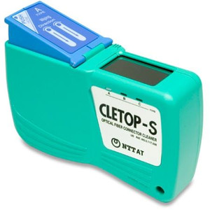 CLETOP 'S' Type A High Performance Cleaning Cassette with blue tape for use with 2.5mm connectors SC,FC,ST and D4