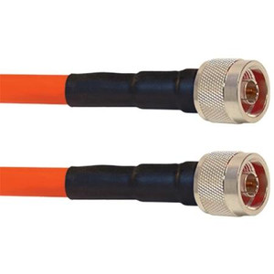 WIRELESS SOLUTIONS 3' LMR400LLPL Jumper. Made of LMR400LLPL Orange with N male (14515) connectors on each end.