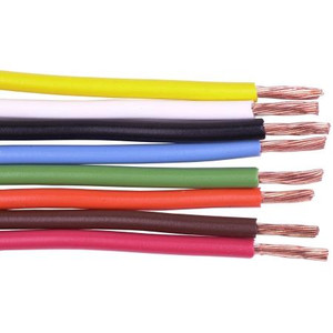 CONSOLIDATED 1 conductor 18 gauge PVC insulated copper strand wire. 16 x 30 Strand.Color YELLOW,500 ft roll