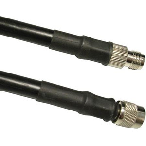 WIRELESS SOLUTIONS 80' TWS-400 Antenna extension cable with RPTNC Plug (F center pin) to RPTNC Jack (M center pin). Includes heat shrink.