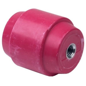 HARGER Standoff Insulator. 2 5/8" long by 2 5/8" diameter. 5/8 - 11 threaded. Made of fiberglass. Used to insulate ground bar from mounting brackets.