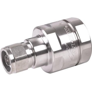 COMMSCOPE 7/8" N Male Positive Stop Connector for AVA5-50, not (AVA5-50FX) cable. Trimetal plated body, captivated silver center pin.Ring Flare.