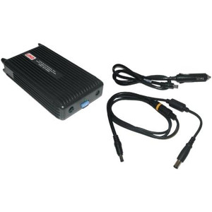 LIND Auto Notebook DC Power Adapter for Dell Inspiron/Latitude laptops. Incl 18" input cable & 41" adapter to laptop output cables. For 12-32VDC input.