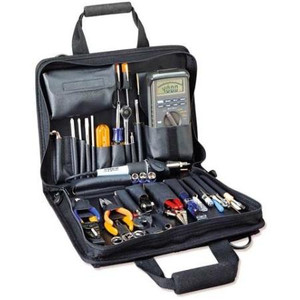 JENSEN Technician's Tool Kit includes over 50 tools in a black cordura case. Lightweight at only 8 pounds, this is one of the most popular kits available.