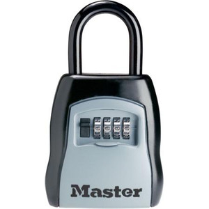 Master Lock Secure Access Key Storage Security Lock features a large storage compartment that holds over 5 keys. 1-13/32" Shackle, 3-9/16x4"x1-9/16" OD