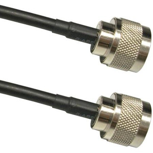 WIRELESS Solutions 15' TWS-195 Antenna extension cable with N Plug (M center pin) to N Plug (M center pin). Includes heat shrink.