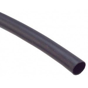 3M polyolefin heatshrink tubing. Lined with thermoplastic adhesive which melts to provide a waterproof, corrosion resis seal. 1.1" dia. Shrinks 3:1, 4'. Blk.
