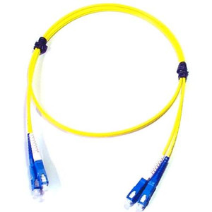 OPTIMUM FIBEROPTICS Singlemode SC-SC Duplex OFNP Fiber Optic Jumper. 40'