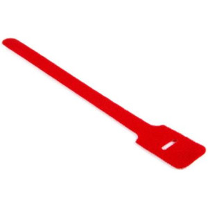 HELLERMAN TYTON Grip tie strap. 8" long .5" wide, 50 lb. tensile strength, Red in color. Maximum bundle fiameter 1.75" Used for bundling cables and wires.