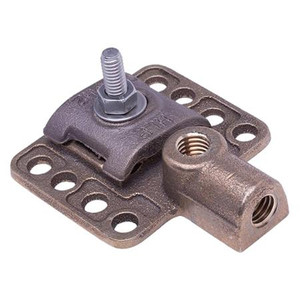HARGER bronze univeral base for 5/8" diameter air terminals. Can be used for vertical or horizontal mounting.