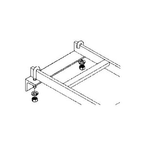 B-LINE BY EATON 12" wide runway wall support kit. Includes angle bracket that bolts to wall, 2 J-bolts, nuts & lock wa shers to secure runway to bracket. Black
