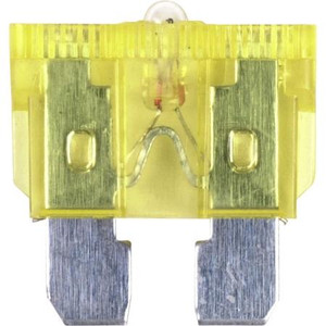 HAINES PRODUCTS LED indictaing 20 amp, ATC fuse Yellow in color, 10 pack