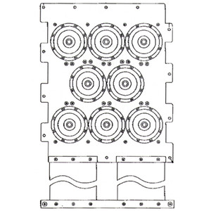 PolyPhaser 8 Port Panel Assembly