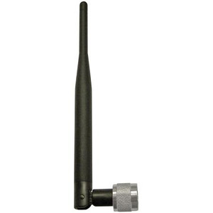 VENTEV 2.4-2.5 GHZ And 4.9-5.85 GHz 2 dBi Dual Band Rubber Duck Antenna With N-Style male (M Center Pin) 6"