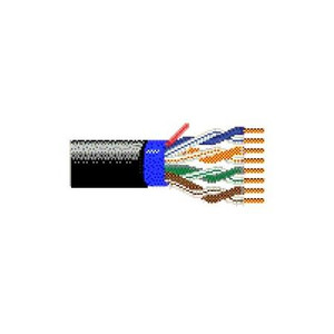 BELDEN Industrial Ethernet 24AWG Upjacketed Cable. UV and oil resistant Black PVC outer Jacket. Solid Conductor with ripcords.