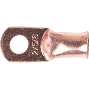 HAINES PRODUCTS One hole copper Lug. Wire gauge 2, stud size 5/16" Used for grounding. 10 pack