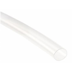 3M FP-301, Flexible Polyolefin tubing. 3/8" diameter before shrinking. 2:1 shrink ratio. 100 foot roll. Clear