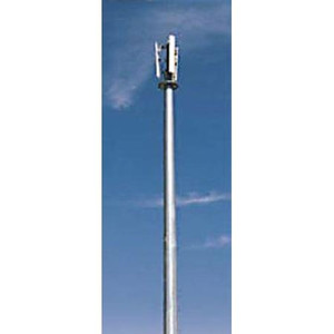 ROHN 30-ft Medium duty tapered steel monopole. See TESSCO.com/go/monopoles for complete specs & foundation info. Drop ship only. Freight quote required.