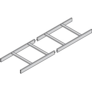 B-LINE BY EATON 10' long x 6" wide cable ladder. 3/8" x 1 1/2" tubular side rails with 9" spacing between rungs. Yellow Zinc.