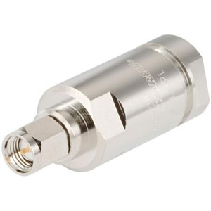 COMMSCOPE SMA Male Postive Lock for 1/4" LDF1-50 cable. Hex Head, captivated silver center pin, trimetal body.