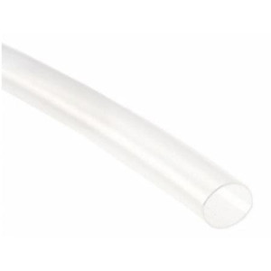 3M FP-301, Flexible Polyolefin tubing. 1/2" diameter before shrinking. 2:1 shrink ratio. Clear. PRICED PER FOOT.