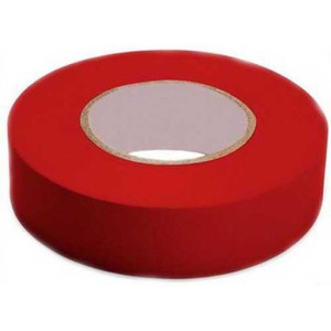 3M Scotch vinyl tape for color coding. Resists UV, use indoors or outdoors where weather protected.Flame retardant. Red. 1/2" X 20'