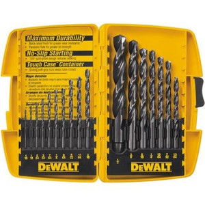 DEWALT 17 pc Split point set Includes 1/16 to 1/4"