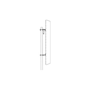 AMPHENOL Mounting kit, 2-point mounting and downtilt bracket with lock-down brace. For use with various BXA, LPA, & WPA series antennas. Fits 2-4" OD pipe.