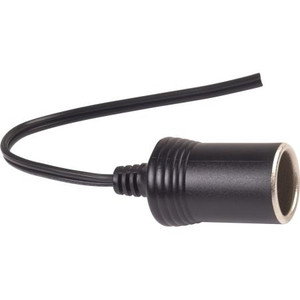 HAINES PRODUCTS cigarette lighter socket for DC operation. Includes 8" 16 ga. PVC jacketed wire.