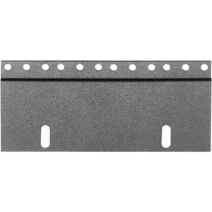 BUD INDUSTRIES adapter mounting bracket. For mounting 19" equipment into open 23" & 24" racks. Sold in pairs with all hardware. 1.75" panel ht. Black finish.