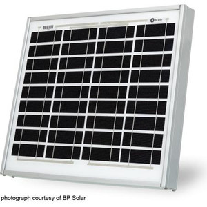 BP KS 20 watt solar module for use in industrial OEM applications. Order module mount separately. Junction Box Model.