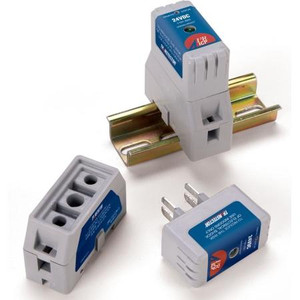 CITEL DC Surge Protector, 500 Vdc. Protects both Positive and Negative to ground. DIN Rail Mountable.