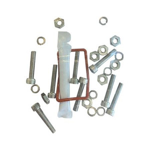 RFS hardware kit for flange for WR137. Includes nuts, bolts and silicone rubber gasket for one flange connection. .