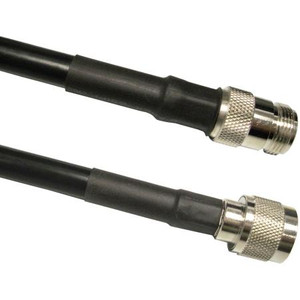 WIRELESS SOLUTIONS 10 ft TWS-400 Antenna Extension Cable with N Male (M Center Pin) to N Female (F Center Pin) Includes Heat Shrink.