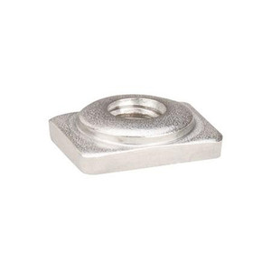 BAND-IT SS Brack-It Single bolt flared with SS bolt, washer, and fiber washer, 3/4" slot. Box of 50