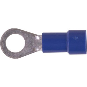 HAINES PRODUCTS #10 stud Vinyl Insulated Butted Seam Ring Tongue Terminal for wire size 16-14 gauge.